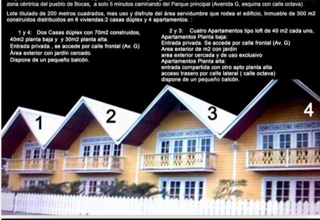 Yellow Houses Bocas Bocas Town Kültér fotó